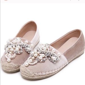 Zara Jeweled Espadrilles